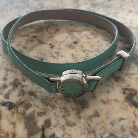 House of Harlow 1960 teal wrap bracelet - Picture 4 of 8